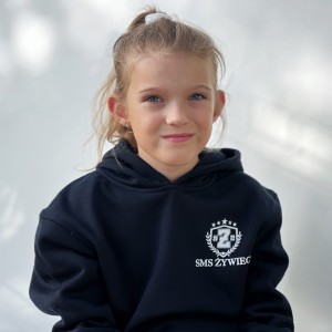 BLUZA BAWEŁNIANA SZKOŁA NAVY BLUE DZIECIĘCA