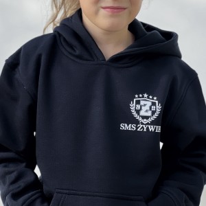 BLUZA BAWEŁNIANA SZKOŁA NAVY BLUE SENIORSKA