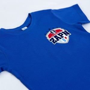 KOSZULKA BAWEŁNIANA AKADEMIA ROYAL BLUE SENIORSKA 150