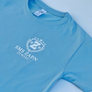 KOSZULKA BAWEŁNIANA SZKOŁA SKY BLUE DZIECIĘCA 190